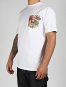 Image of TROPICAL POCKET TEE- WHITE
