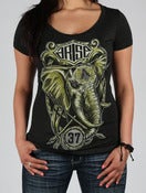 Image of ELEPHANT WOMENS- CHARCOAL HEATHER