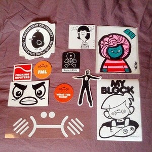 Image of Abe Lincoln Jr. Sticker Grab Bag