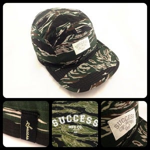 Image of Success 5-Panels hat (Tiger Camo)