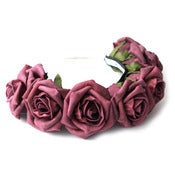 Image of Whole Lotta Rosie Headband - Burgundy