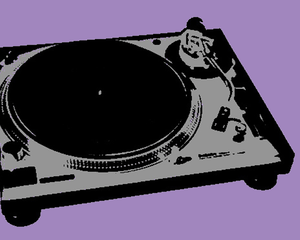 Image of turntable painting