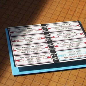 Image of Birthday Jukebox Card