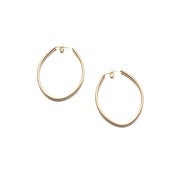 Image of droplet hoop earrings