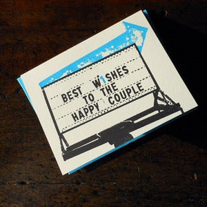 Image of Best Wishes to the Happy Couple Card