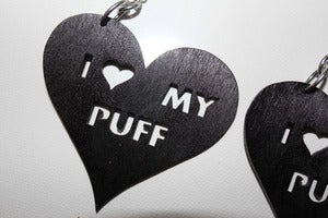 Image of I LOVE MY PUFF - Black