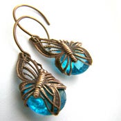 Image of Fluttered in Aquamarine