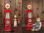 Image of Gas Tanks - TWO Sizes - Wood & Metal - Photography Prop