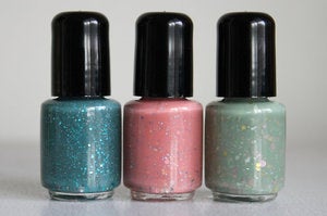 Image of Mini glitter polish - Spring Collection trio