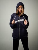 Image of Navy/White Hoodie