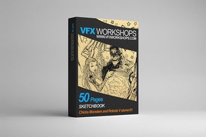 Image of SKETCHBOOK Chicks Robot's an Monsters Volume 001