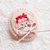 Image of Georgina Kitten Art Brooch
