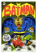 Image of Tiger Batman - A3 Risograph Print