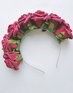 Image of Whole Lotta Rosie Burgundy Crown - Crown and Glory for EE