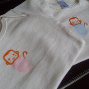 Image of Swaddled Monkey Organic One-piece (3-6mo,6-12mo,12-18mo)