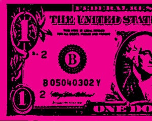Image of dollar painting