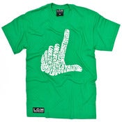 Image of L HAND (IRISH GREEN & WHITE)