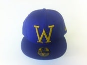 Image of Washington Huskies "Don James W" New Era 5950 Fitted Cap ( Royal Sports Exclusive)