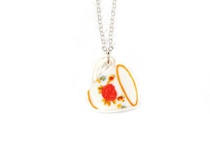 Image of Rose Tea Cup Necklace