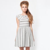 Image of arrow dress black/grey