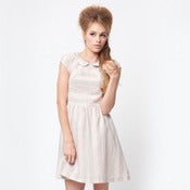 Image of arrow dress pink/grey
