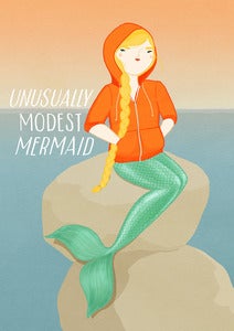 Image of Unusually Modest Mermaid