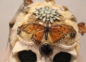 Image of In Loving Memory - Mixed Media Skull Assemblage