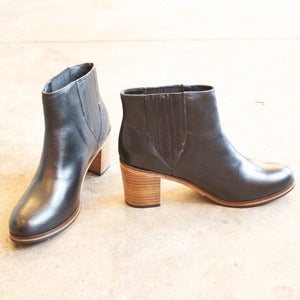 Image of Samantha Pleet for Wolverine black 'Arc' boots