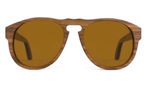 Harris Walnut Wooden Sunglasses Handmade in California by Capital Eyewear