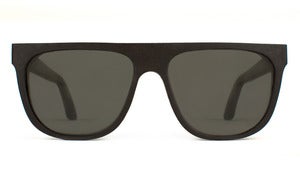 Alex Ebonized Cherry Wooden Sunglasses Handmade in California by Capital Eyewear