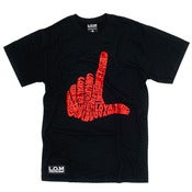 Image of L HAND (BLACK & RED)