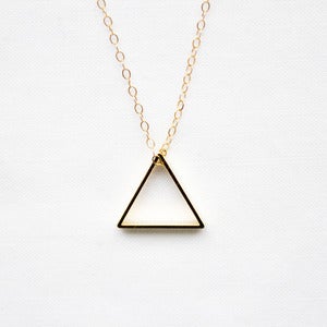 Image of Dainty Gold Triangle