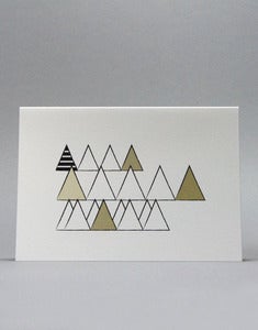 Image of Beige Wooded Hills Triangles