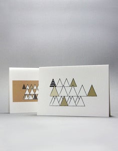 Image of Beige Wooded Hills, Set of 8