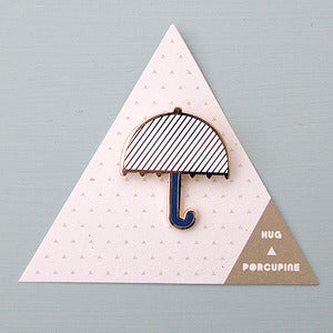 Image of Umbrella Brooch by Hug A Porcupine 