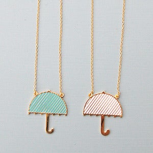 Image of Umbrella Necklace by Hug A Porcupine 