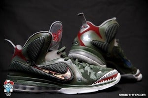 Image of "Curtiss P-40 Warhawk" Lebron 9 (Shoes Included)