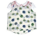 Image of Sophie Liberty Silk and Tulle Top-Pre-Order-LAST ONE