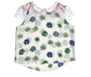 Image of Sophie Liberty Silk and Tulle Top-Pre-Order-LAST ONE