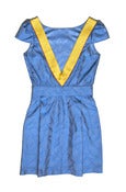 Image of Electric Blue Silk Barbara Dress-Pre-Order-LAST ONE