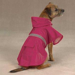 Image of Guardian Gear Brite Dog Rain Jacket - Raspberry