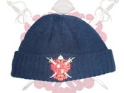 Image of Bloodline Woolly Hat Navy Blue