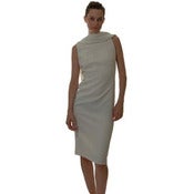 Image of Ports 1961 Winter White Shift Dress SZ 2