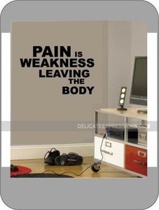 Image of Pain is Weakness...