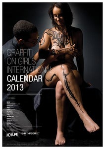 Image of 2013 Graffiti on girls International calendar