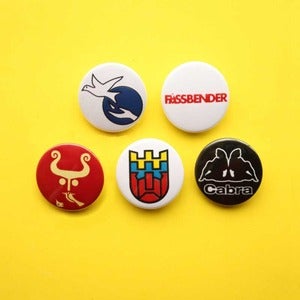 Image of T-shock Remix Badges - 5 Pack