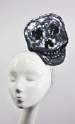 Image of Sequinned Skull Fascinator