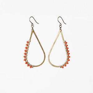 Image of Large Teardrop Earrings