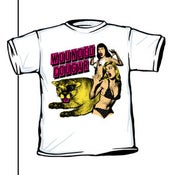 Image of Eye Patch/Bikinis- White T-shirt