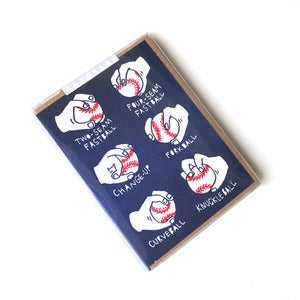 Image of Box set - Pitching Grips Greeting Cards